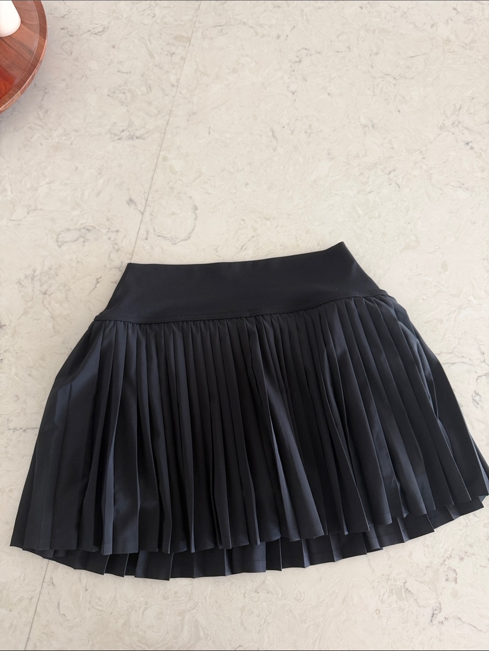 American Eagle Outfitters Black Pleated Skater Skirt